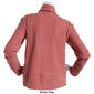 Womens RBX Jacquard Peached Rib Cowl Neck Pullover Top - image 2