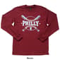 Mens Tailgate Long Sleeve Philly Bats Tee - image 3