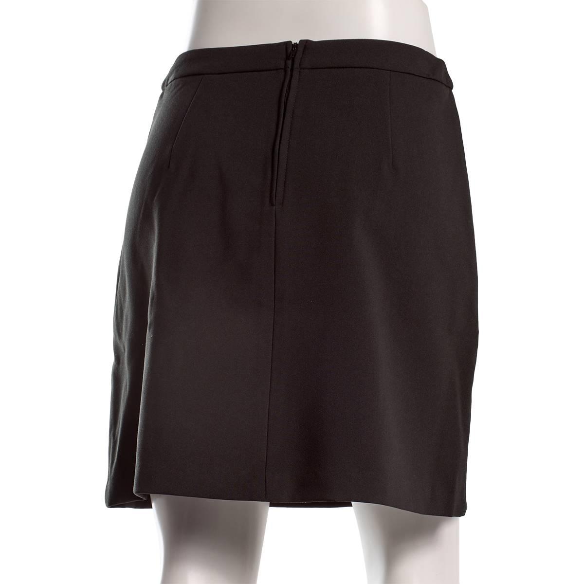 Juniors A. Byer Front Slit Mini Skirt