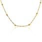 Gianni Argento 20in. Yellow Gold Station Chain Necklace - image 1