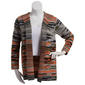 Womens Joseph A. Long Sleeve Space Dye Sage Hooded Coatigan - image 1
