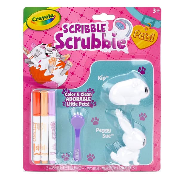 Crayola(R) 2pk. Pets Rabbit &amp; Hams Scribble Scrubbie - image 