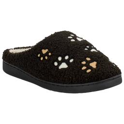Mens Preswick & Moore® Paw Print Memory Foam Slippers