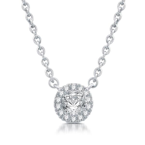 Nova Star&#40;R&#41; 14kt White Gold 1/4ctw Lab Grown Diamond Pendant - image 