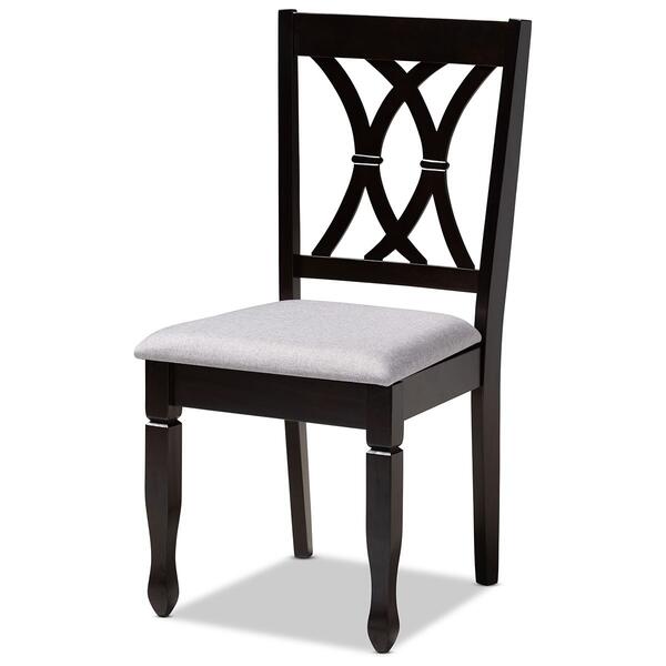 Baxton Studio Reneau Wood Dining Chairs - Set of 4