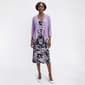 Womens Connected Apparel 3/4 Sleeve Eyelet Jacket Dress - image 1