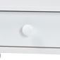 Baxton Studio Brantley Spindle 1-Drawer Nightstand - image 5