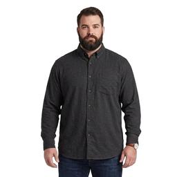 Mens Big & Tall Mountain Ridge Flannel Shirt - Black/Charcoal