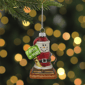 Northlight "I Believe In Santa" Smore Glass Christmas Ornament - image 2