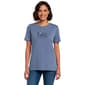 Womens Hasting & Smith Short Sleeve Embroidered Floral Tee - image 1