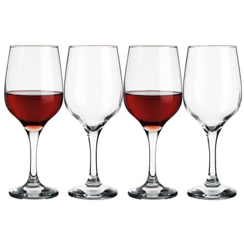 Home Essentials Basic 4-Piece Wine Glass Set, 16.25 Oz.