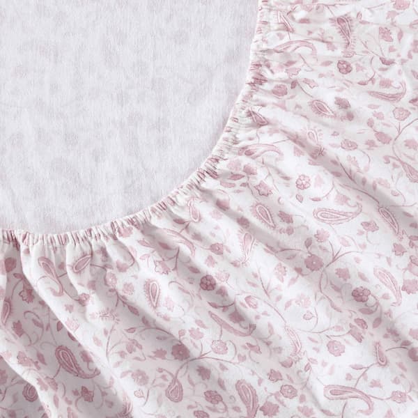 Laura Ashley Paisley Prance Cotton Flannel Sheet Set