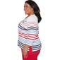 Plus Size Alfred Dunner Lady Liberty Americana Stripes Tee - image 3