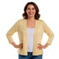 Womens 89th & Madison Long Sleeve Solid Cardigan - image 1