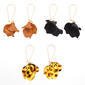 Ashley Cooper(tm) Trio Silver-Tone Flower Dangle Earrings Set - image 1