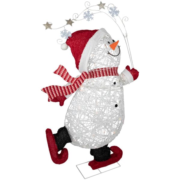 Northlight Seasonal 56in. Ice Skating Outdoor Snowman