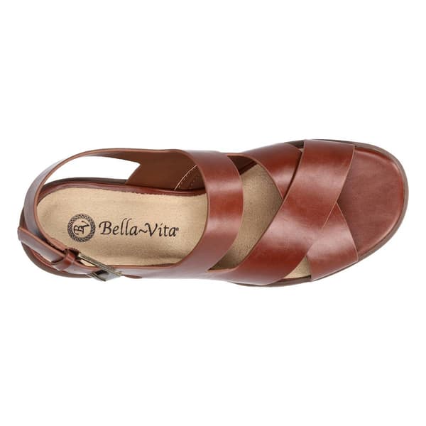 Womens Bella Vita Cameron Block Heel Slingback Sandals
