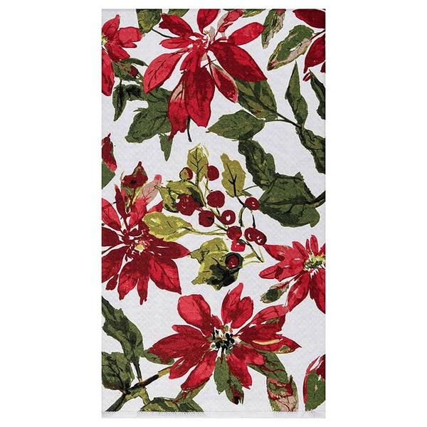 Poinsettia Berries Petkitchen Towel - image 