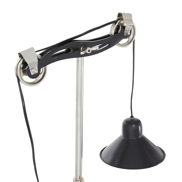 9th & Pike&#174; Black Metal Industrial Floor Lamp