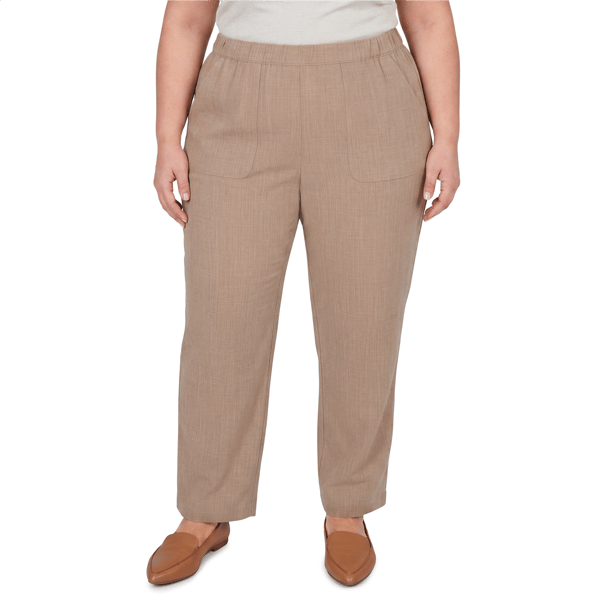 Plus Size Alfred Dunner Grand Bazaar Textured Elastic Waist Pull - image 
