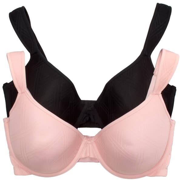 Plus Size Vince Camuto 2Pk Comfort Strap T-Shirt Bra - image 