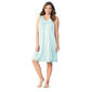 Womens Exquisite Form Floral Applique Trim Nightgown - image 1