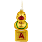 Northlight Ducky New Baby 2023 Glass Christmas Ornament - image 1