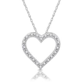 Nova Star&#40;R&#41; 1/10cttw. Lab Grown Diamond Heart Shape Pendant