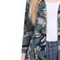 Womens NY Collection 3/4 Sleeve Camo Hacci Cardigan - image 4