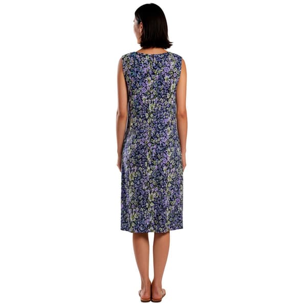 Plus Size Connected Apparel Floral Shift Dress with Pockets