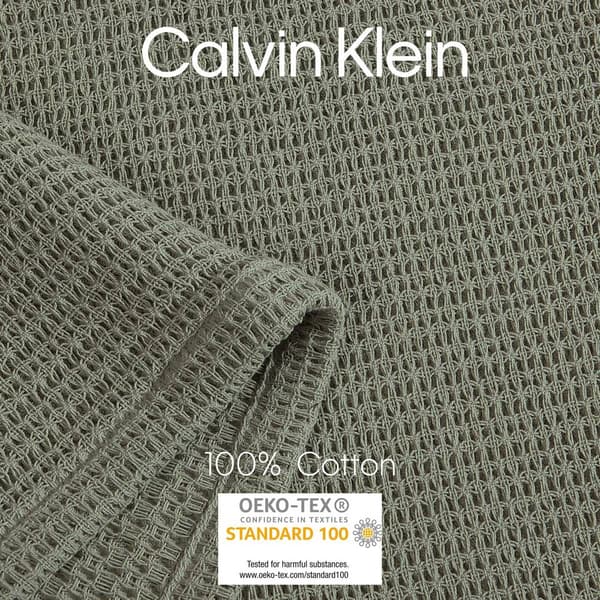 Calvin Klein Honeycomb Cotton Blanket