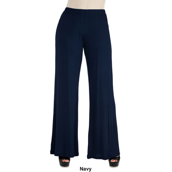 Womens 24/7 Comfort Apparel Comfortable Palazzo Pants