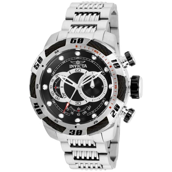 Mens Invicta Speedway Black Dial Quartz Watch - 25478 - image 
