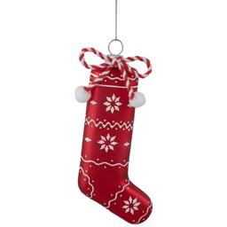 Northlight Seasonal 5in. Stocking Glass Christmas Ornament