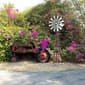 Alpine Rustic Bronze & Silver Metal Windmill - image 2