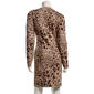 Juniors Madden Girl Jacquard Leopard Crew Neck Sweater Dress - image 3