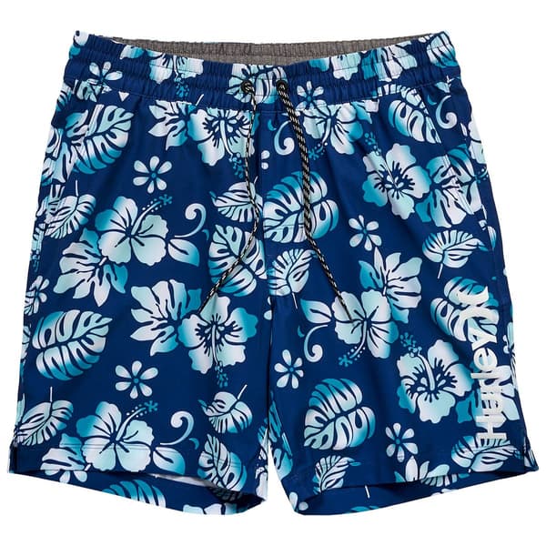 Young Mens Hurley Ombre Floral Colorado Swim Trunks - image 
