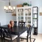 Simple Designs Floor Lamp Etagere Organizer w/Linen Shade - image 2