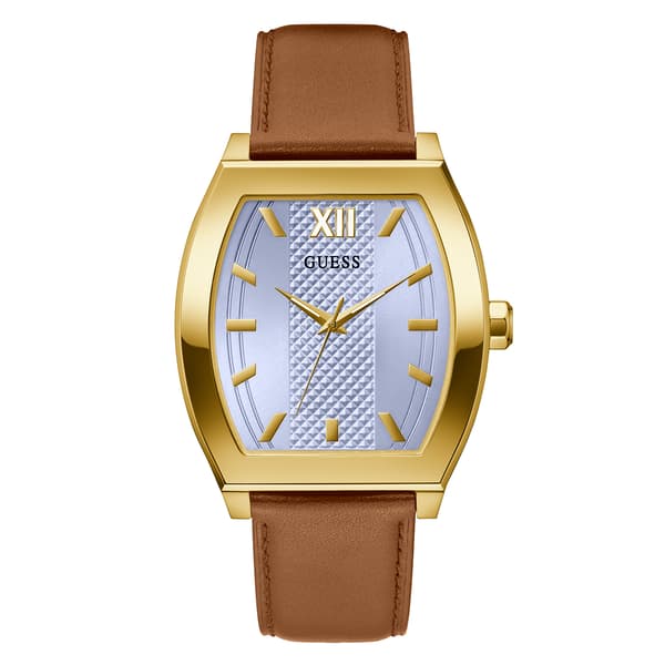 Mens Guess Gold-Tone Analog Watch - GW0706G2