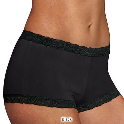 Womens Maidenform&#174; Lace Trim Boyshorts Panties 40760