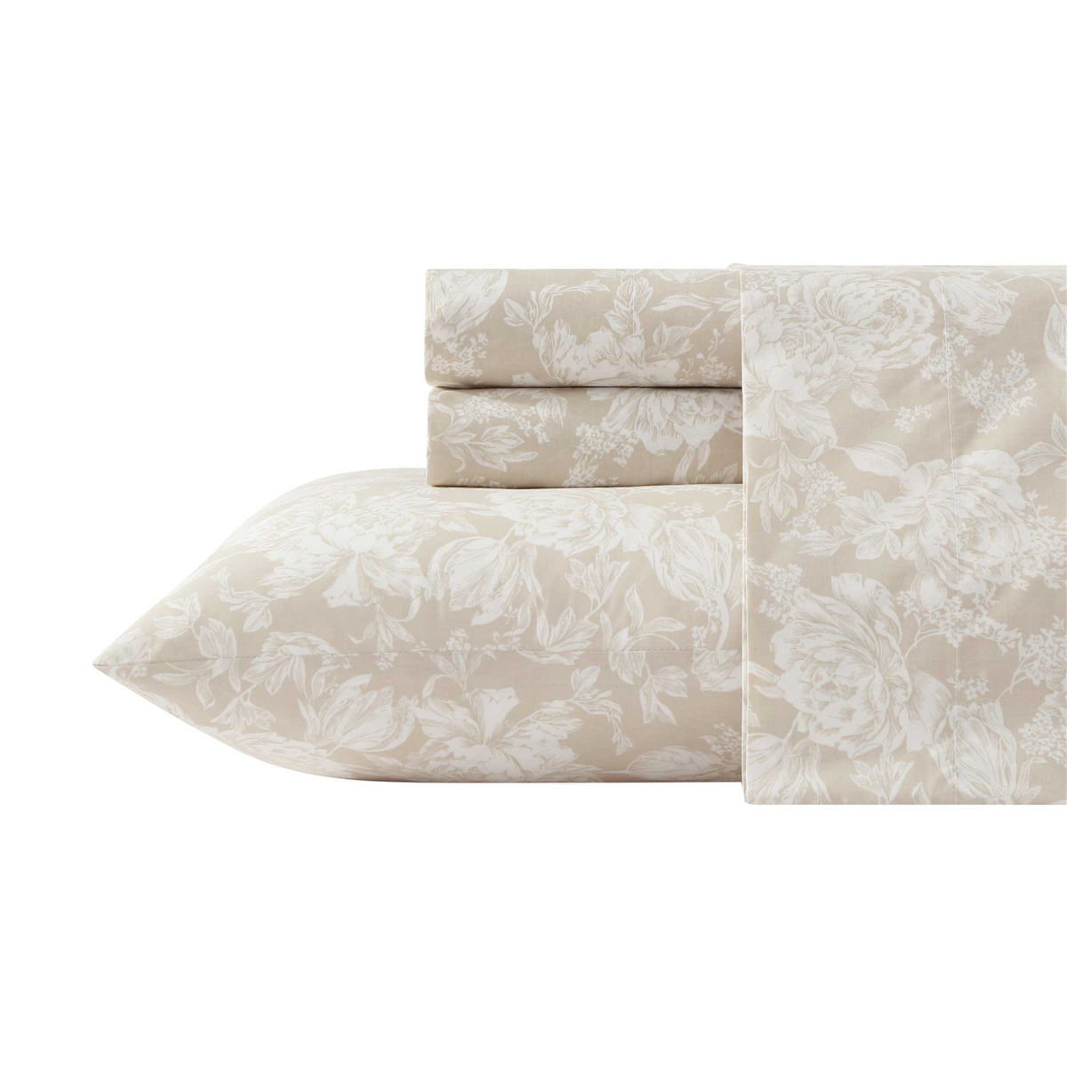 Laura Ashley(R) Meredith Percale Sheet Set