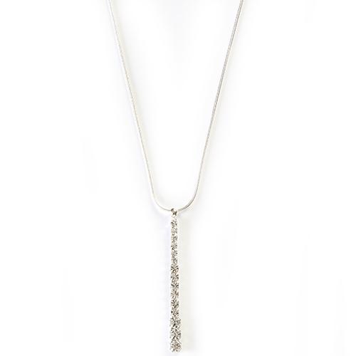 Rosa Rhinestones Crystal Graduated Stick Pendant