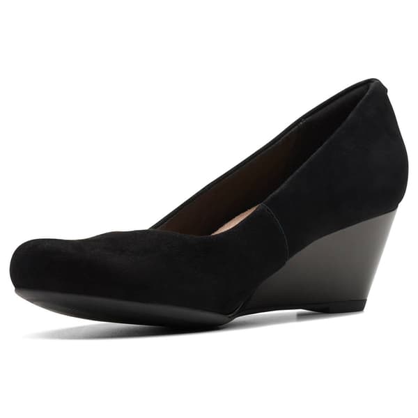 Womens Clarks&#174; Flores Tulip Wedge Pumps