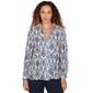 Womens Emaline Golden Nautica Long Sleeve Button Front Blouse - image 1