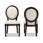 Baxton Studio Louis French Inspired Beige 2pc. Dining Chair Set - image 2