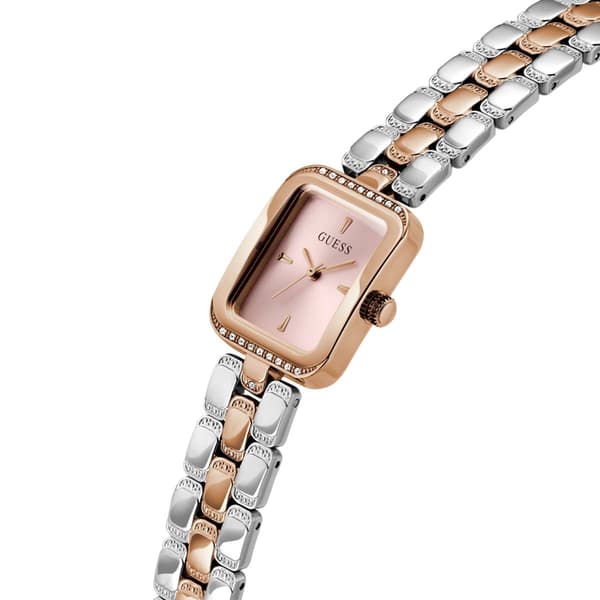Womens Guess Watches® Two-Tone Rose Gold Analog Watch - GW0865L5