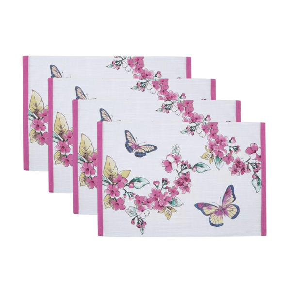 Lenox® Butterfly Meadow Floral Placemats - Set of 4 - image 