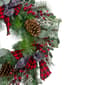 Northlight Seasonal Plaid & Berries Artificial Christmas Wreath - image 4
