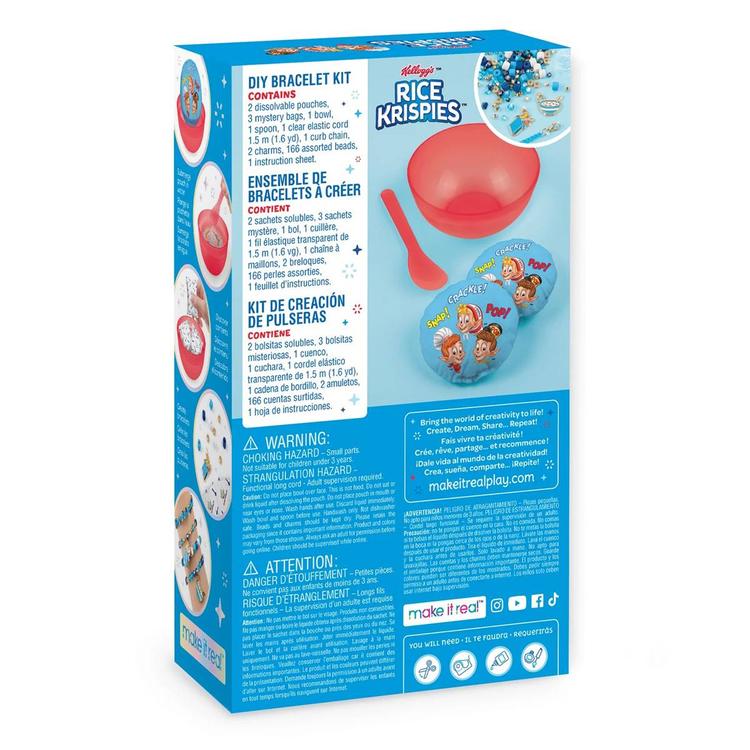 Make it Real™ Cerealsly Cute Kelloggs Rice Krispies Jewelry Kit