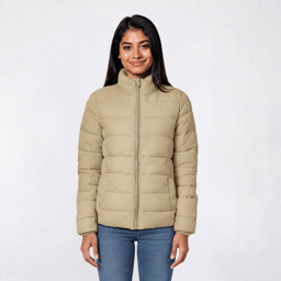 Juniors Love Me Now Nylon Puffer Jacket